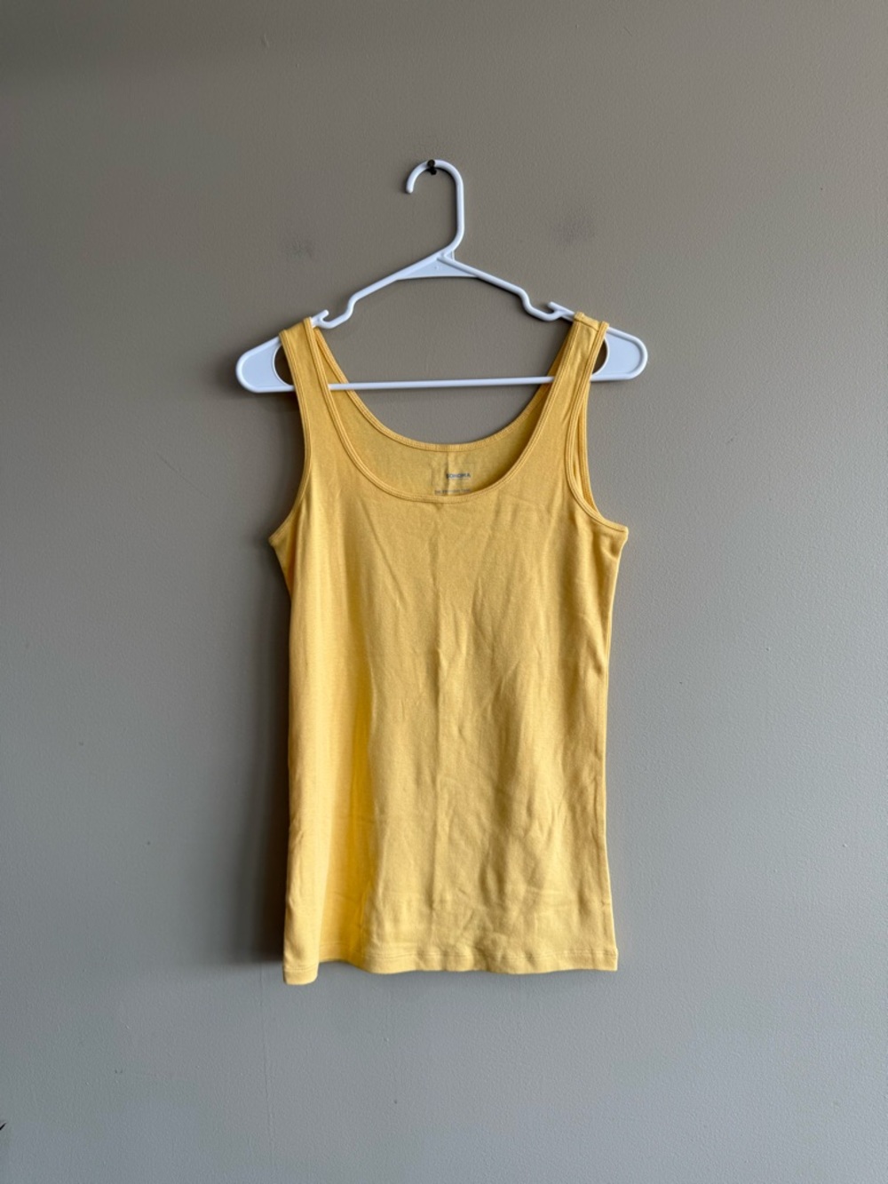 NEW Sonoma Yellow Scoop Neck Tank Top - Women's